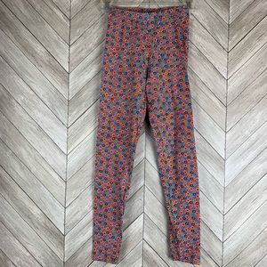 American Apparel colorful dot legging XS.